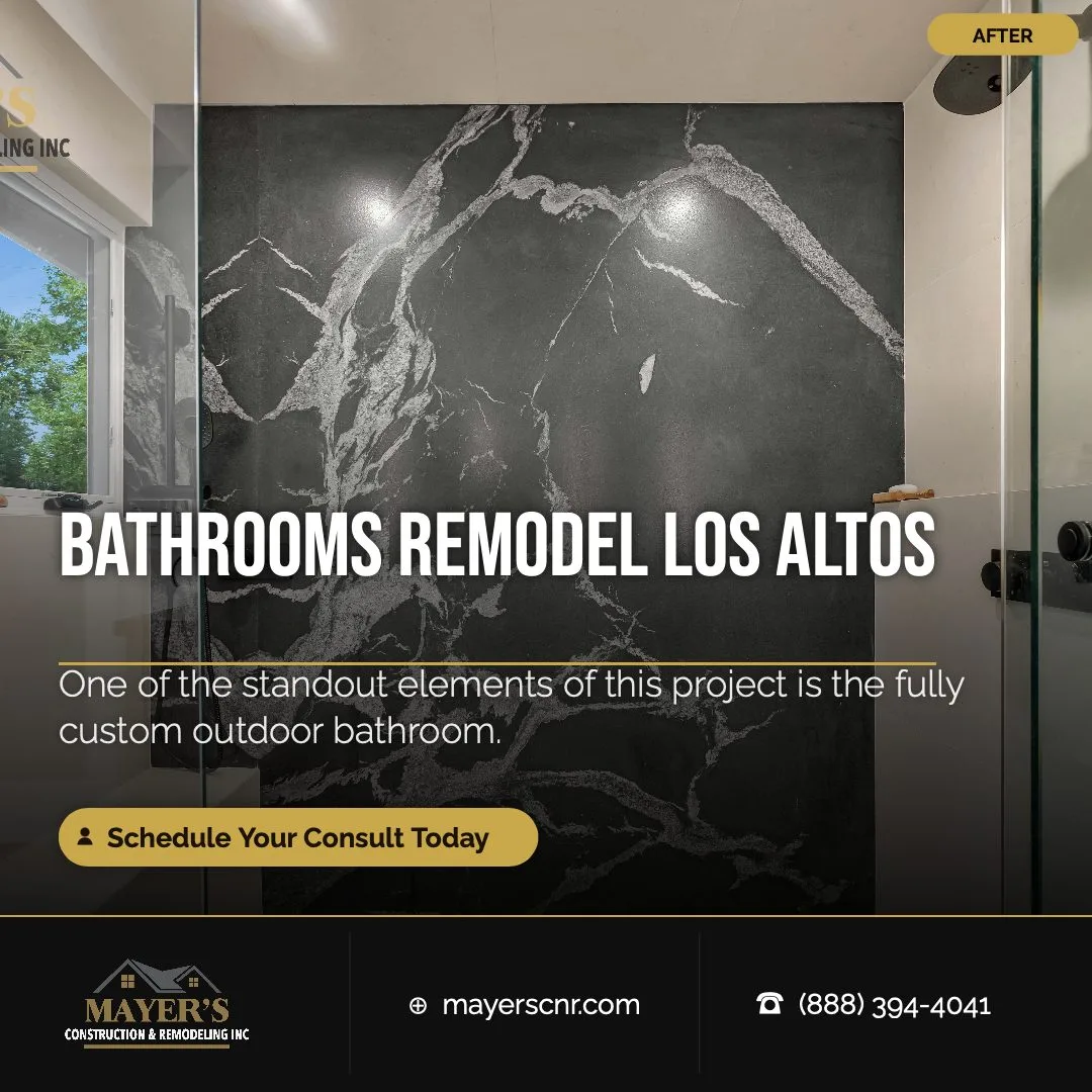 Los Altos Hills bathroom remodel detail